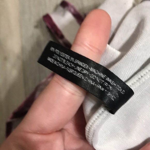 Urban Outfitters Out From Under Purple Velour Tie Dye Bralette Crop Top Medium M - Picture 4 of 4